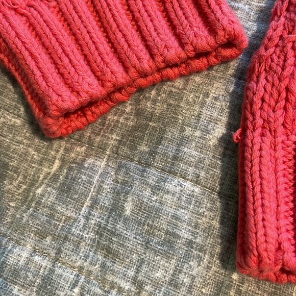 πHPπ₯Topshop Sweater Sz: US 8. Coral Knit Cotton Sweater. Great Condition. - Picture 8 of 11